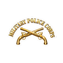 Load image into Gallery viewer, Kiss-Cut Stickers - Army - Military Police Branch - Br - 3D Enhanced X 300
