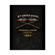 Load image into Gallery viewer, Matte Poster - Honoring the 5th USCT, 1864 - Left
