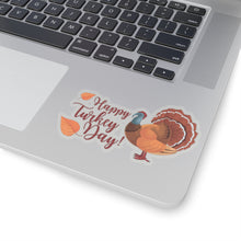 Load image into Gallery viewer, Kiss-Cut Stickers - Happy Turkey Day - Thanksgiving
