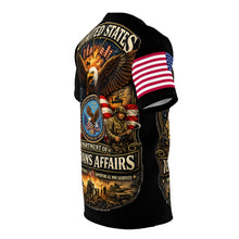 Load image into Gallery viewer, Veterans Tribute Tee — VA Patriotic Emblem "Veterans' Honor"
