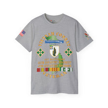 Load image into Gallery viewer, Unisex Ultra Cotton Tee - Vietnam Combat Infantry Veteran, 1st Battalion, 35th Infantry Regiment with CIB - Vietnam Service RIbbons
