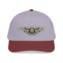 Load image into Gallery viewer, Mid Profile Baseball Cap - USCG - Aviator Badge - Auxiliary wo txt - 3D - Enhanced
