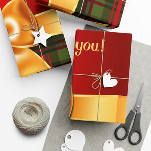 Gift Wrap Papers - Merry Christmas to you