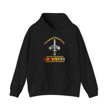 Load image into Gallery viewer, Hoodie – Army - Badge - LRRP - Tip of the Spear - Vietnam Vet w SVC - 3D - Enhanced
