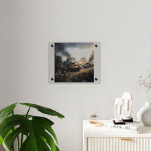 Load image into Gallery viewer, Acrylic Wall Art Panel - Tank Destroyer - M10 Wolverine vs German Panzer Tank
