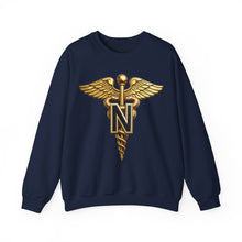 Load image into Gallery viewer, Crewneck Sweatshirt - Army Nurse Corps Branch Insignia - 3D - Enhanced
