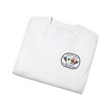 Load image into Gallery viewer, Unisex Ultra Cotton Tee - Vietnam Combat Aviation Vet w Air Crew Badges - HQ &amp; HQ Company 12th Aviation Group Combat Blackjack - Sgt Howard Meyers - 1968-1969 SVC X 300
