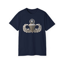 Load image into Gallery viewer, Unisex Ultra Cotton Tee - Army - Master Airborne Badge - No Txt - 3D X 300
