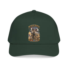 Load image into Gallery viewer, Mid Profile Baseball Cap - Army - Todays Buffalo Soldiers in Iraq - OIF - Cavalrymen at War  w IRAQ SVC - 3D - Enhanced
