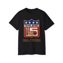 Load image into Gallery viewer, Ultra Cotton Tee - USA-Korea Team Spirit 88
