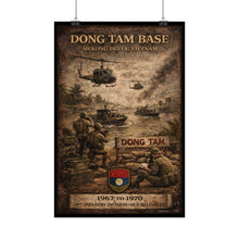 Load image into Gallery viewer, Posters - Dong Tam Base, Mekong Delta 1967-70
