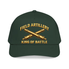 Load image into Gallery viewer, Mid Profile Baseball Cap - Field Artillery - King of Battle - 3D - Enhanced

