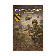 Load image into Gallery viewer, 1st Cavalry Division Ia Drang Matte Poster
