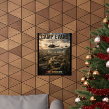 Load image into Gallery viewer, Camp Evans - I Corps, Vietnam - Tribute Matte Poster — "Tet Offensive and Relief of Khe Sanh."
