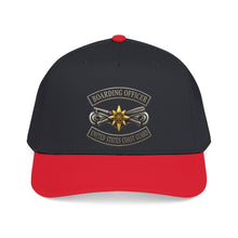 Load image into Gallery viewer, Mid Profile Baseball Cap - USCG - Boarding Officer w txt - 3D - Enhanced
