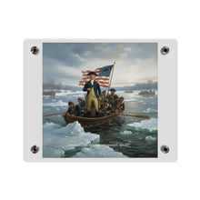 Load image into Gallery viewer, Acrylic Wall Art Panel - Washington Crossing the Delaware duing the Revolutionary War
