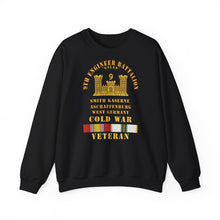 Load image into Gallery viewer, Unisex Heavy Blend™ Crewneck Sweatshirt - Army - 9th Engineer Battalion -Gilas w BR - Num, Aschaffenburg West Germany COLD SVC
