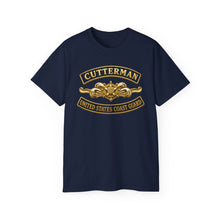 Load image into Gallery viewer, Unisex Ultra Cotton Tee - USCG - Cutterman - Officer w txt - 3D - Enhanced
