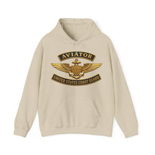 Load image into Gallery viewer, Hoodie – USCG - Aviator Badge w txt - 3D - Enhanced
