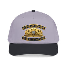 Load image into Gallery viewer, Mid Profile Baseball Cap - USCG - Tactical Law Enforcement w txt - 3D - Enhanced
