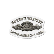 Load image into Gallery viewer, Die-Cut Magnet - USCG - Surface Warfare w txt - 3D - Enhanced

