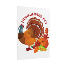 Load image into Gallery viewer, Rolled Poster - Thanksgiving - Happy Turkey Day
