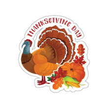 Load image into Gallery viewer, Die-Cut Stickers - Thanksgiving - Happy Turkey Day
