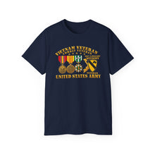 Load image into Gallery viewer, Unisex Ultra Cotton Tee - Army - Vietnam  Vet - w Medals - VN - 1st Cav Division - 3D - Enhanced
