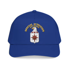 Load image into Gallery viewer, Mid Profile Baseball Cap - Special Activities Division - COA - Central Intelligence Agency - 3D - Enhanced
