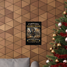 Load image into Gallery viewer, Matte Poster - Honoring the 5th USCT at New Market Heights- Poster
