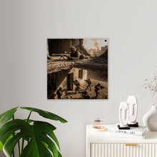 Load image into Gallery viewer, Acrylic Wall Art Panel - Marine Sniper Providing Overwatch for Breach Team
