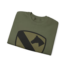 Load image into Gallery viewer, Crewneck Sweatshirt  - SSI - 1st Cavalry Division - Subdued X 300
