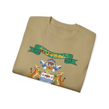 Load image into Gallery viewer, Unisex Ultra Cotton Tee - COA - Coat of Arms of Guyana - Coat of Arms X 300
