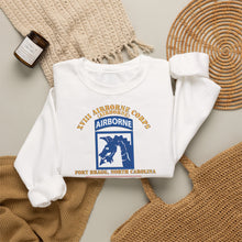 Load image into Gallery viewer, Crewneck Sweatshirt — Army - Xviii Airborne Corps  - Us Centcom - Desert Storm, Desert Shield Veteran
