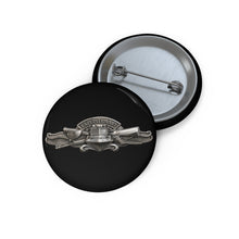 Load image into Gallery viewer, Custom Pin Buttons - USCG - Expeditionary Warfare Specialist wo txt - 3D - Enhanced

