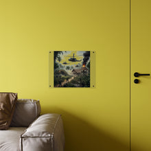 Load image into Gallery viewer, Acrylic Wall Art Panel - Vietnam Village Helicopter Assault
