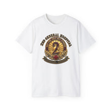 Load image into Gallery viewer, Unisex Ultra Cotton Tee - 2nd General Hospital - Landstuhl Germany - Black - 3D - Enhanced
