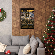 Load image into Gallery viewer, U.S. Army Matte Poster — "This We'll Defend" • Warriors Today, Defenders for Life
