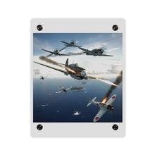 Load image into Gallery viewer, Acrylic Wall Art Panel - Curtis P-40 Kittyhawk w Machine Guns Blazing
