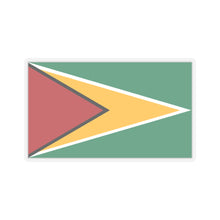 Load image into Gallery viewer, Kiss-Cut Stickers - Flag - Republic of Guyana wo txt X 300

