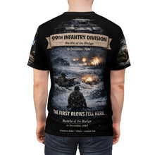 Load image into Gallery viewer, Battle of the Bulge Tribute Tee — 99th Infantry Division WWII Veterans
