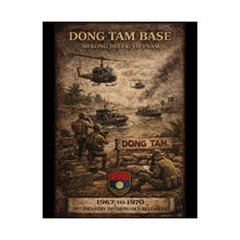 Load image into Gallery viewer, Matte Poster - Dong Tam Base, Mekong Delta 1967-70
