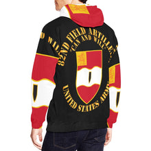 Load image into Gallery viewer, Men&#39;s All Over Print Hoodie (USA Size) (Model H13) - 82nd Field Artillery - Can and Will
