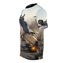 Load image into Gallery viewer, Unisex Tee - A-10 Attack Gulf War - Highway of Death All Over Print Design
