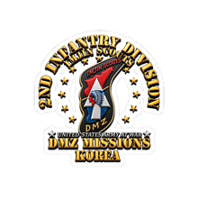 Load image into Gallery viewer, Kiss-Cut Stickers - Army - 2nd Infantry Division - ImJin Scout - DMZ Missions - 3D - Enhanced
