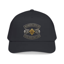 Load image into Gallery viewer, Mid Profile Baseball Cap - USCG - Boarding Officer w txt - 3D - Enhanced

