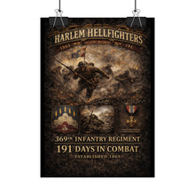 Load image into Gallery viewer, Rolled Posters - 369th Infantry Regiment - Assault across No Man's Land - WWI
