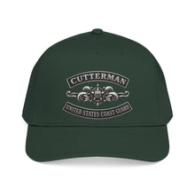 Load image into Gallery viewer, Mid Profile Baseball Cap - USCG - Cutterman - Enlisted w txt - 3D - Enhanced
