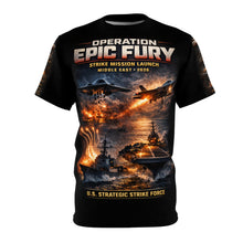 Load image into Gallery viewer, Operation EPIC FURY Tribute Tee — US Strike Against Iran Strategic Strike Campaign

