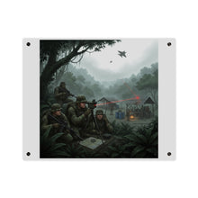 Load image into Gallery viewer, Acrylic Wall Art Panel - SOF Team Hitting a Jungle Drug Lab
